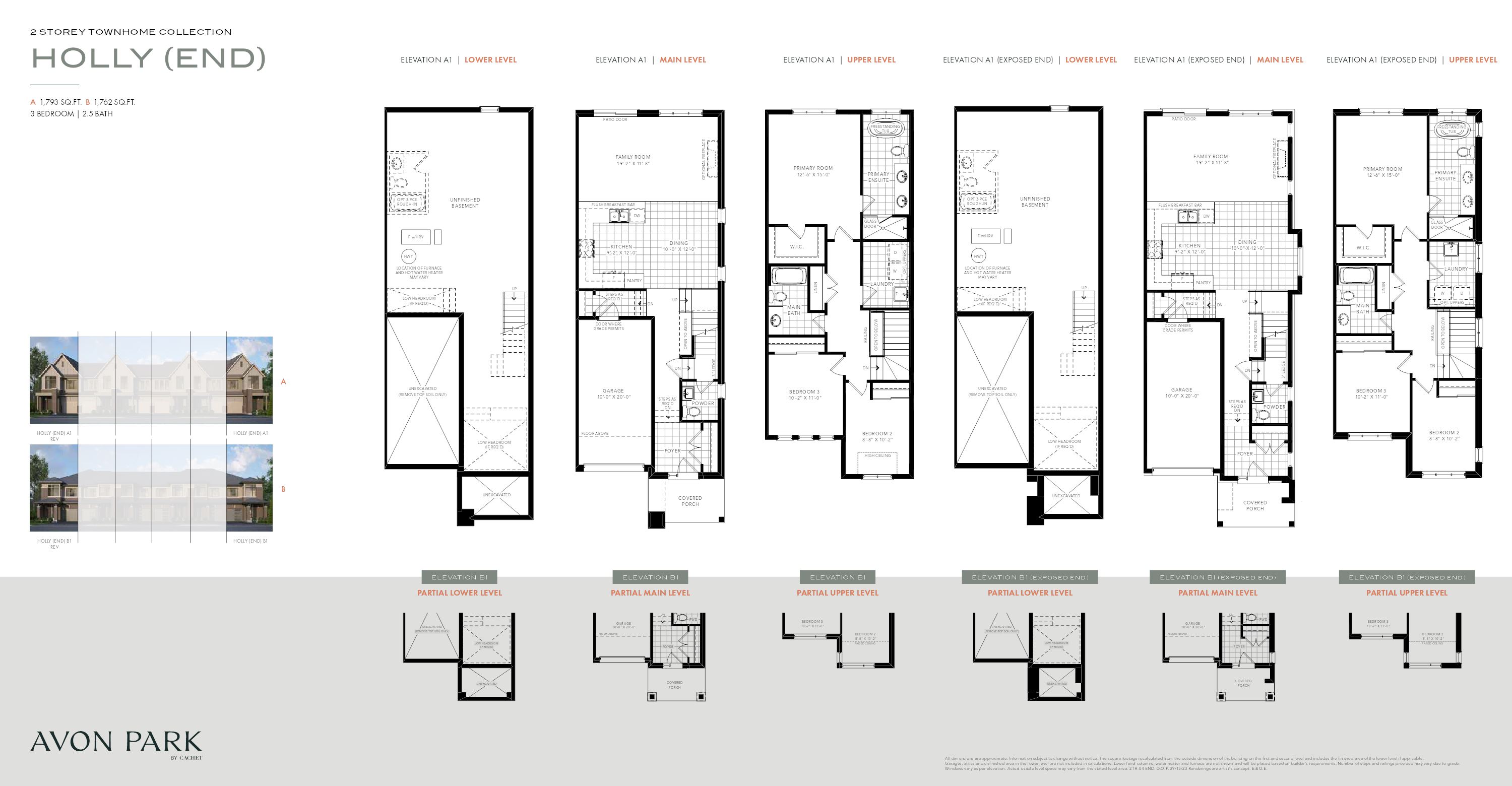 Holly - 2 Storey Towns floor plan