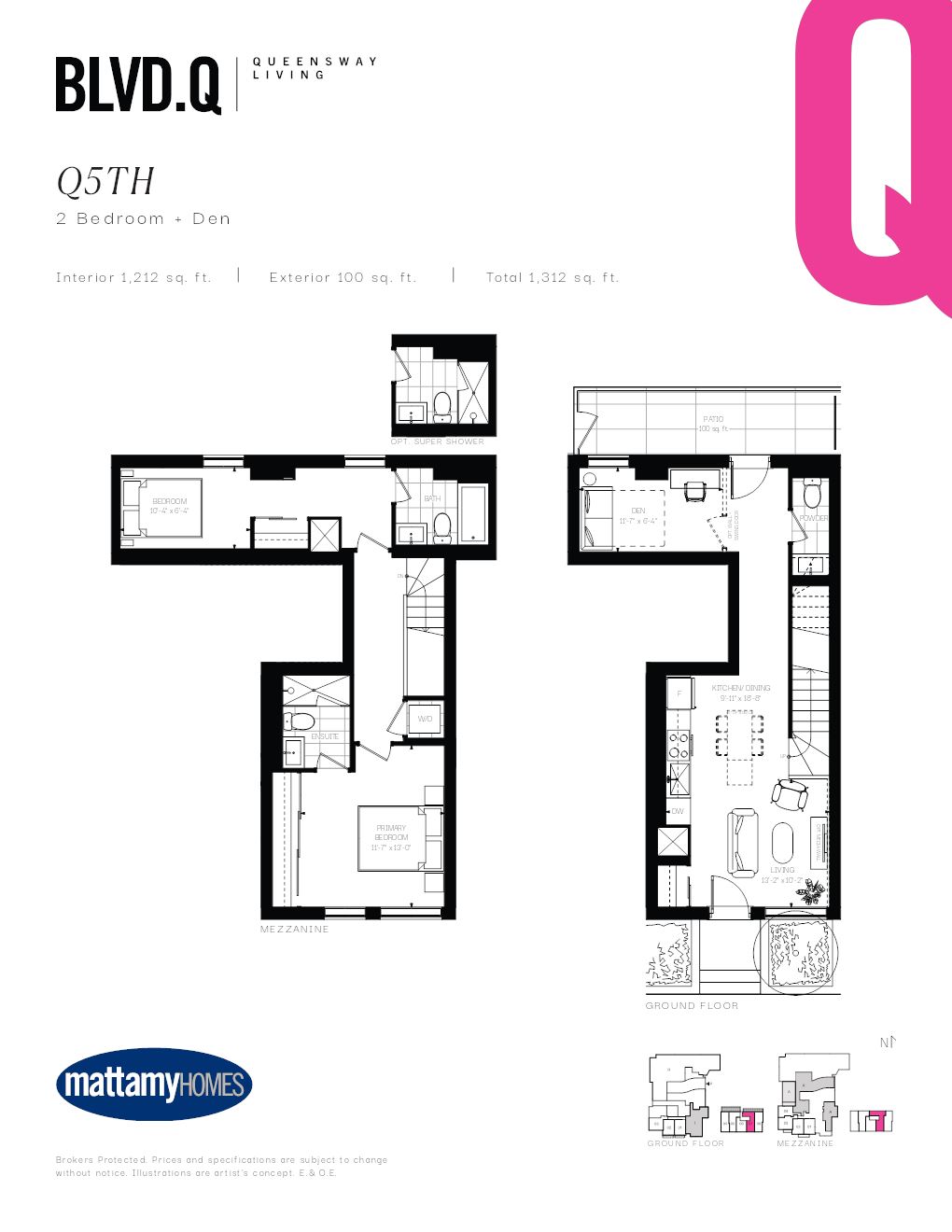 Q0BE floor plan