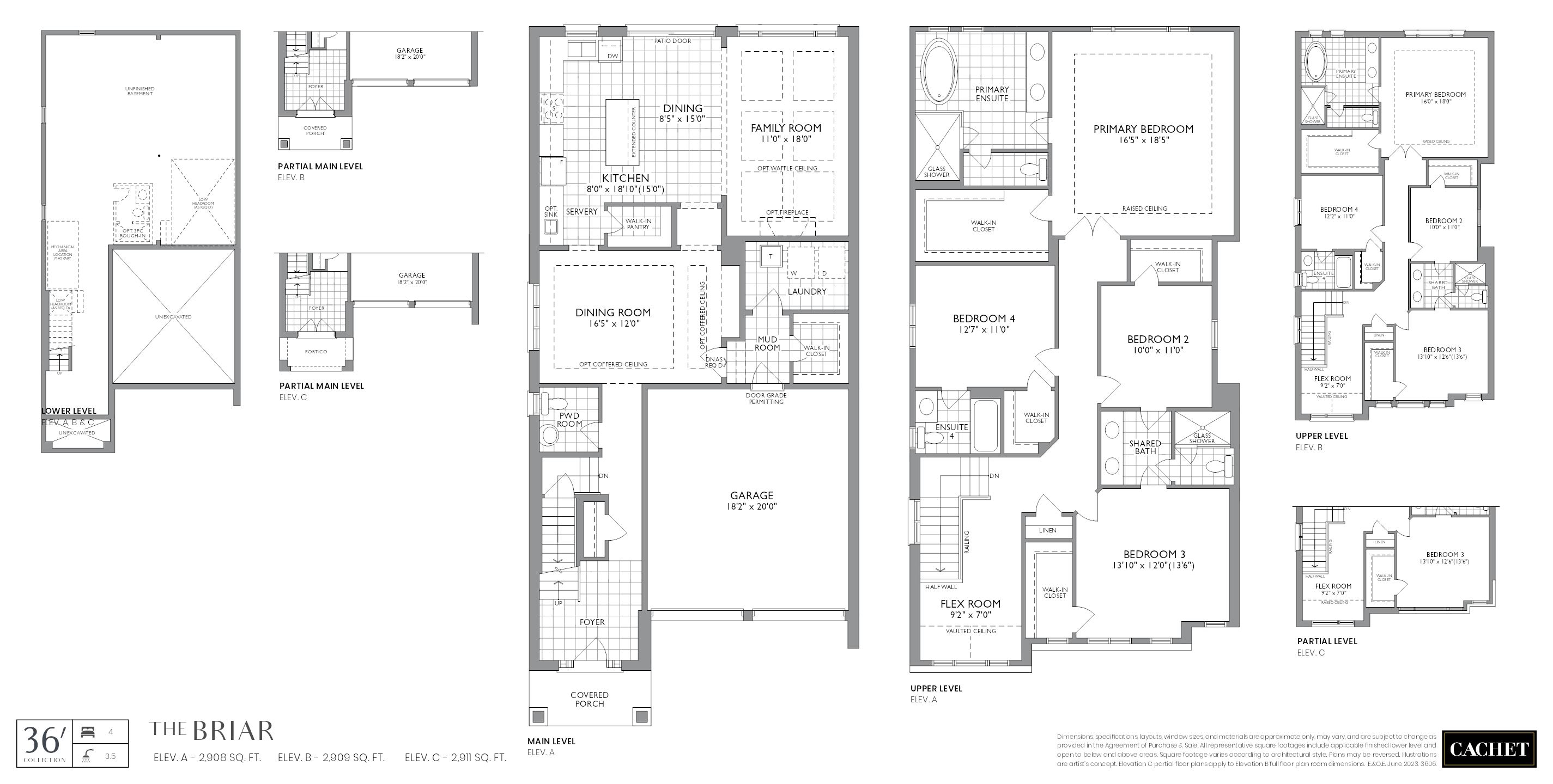 The Oakridge - 33' Detached floor plan
