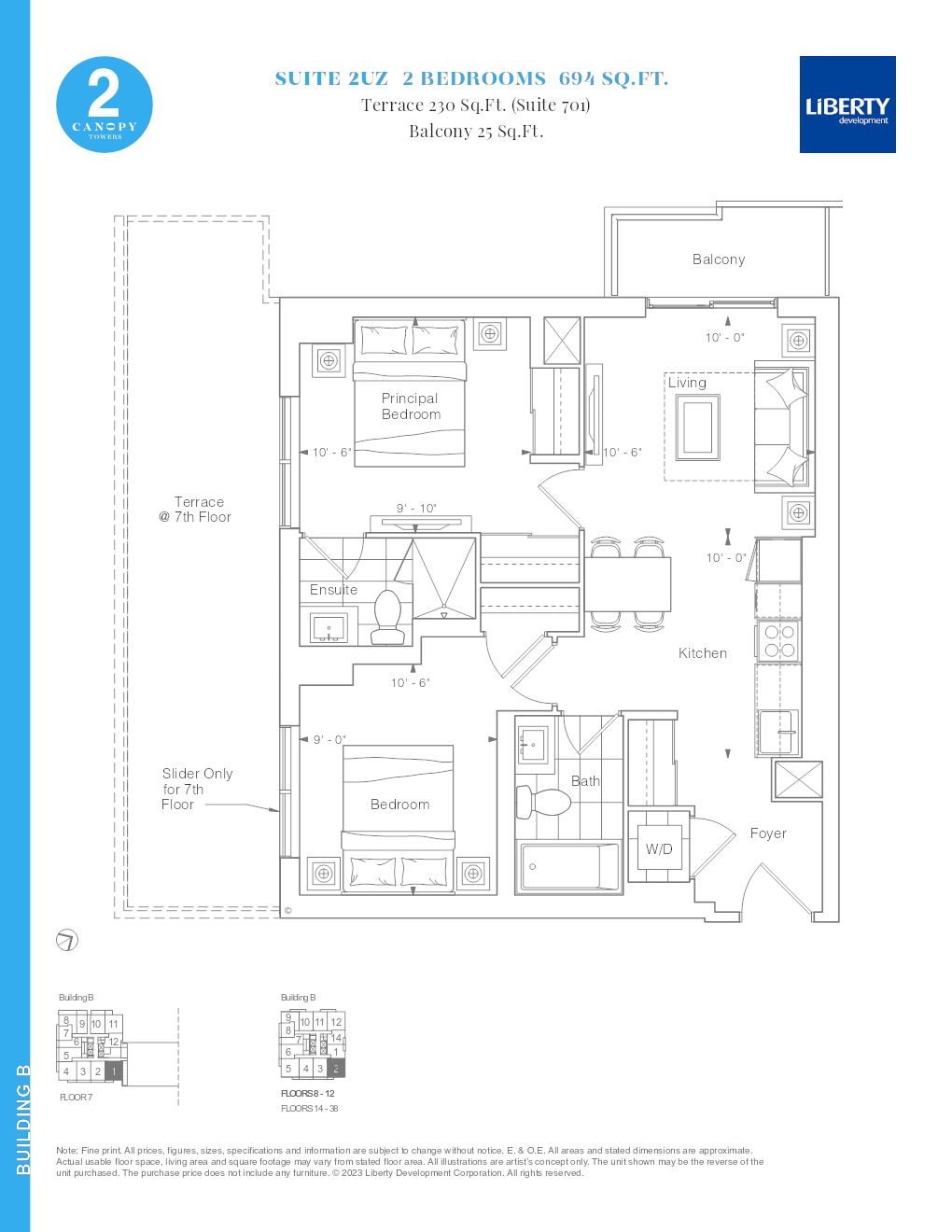 1EZ floor plan