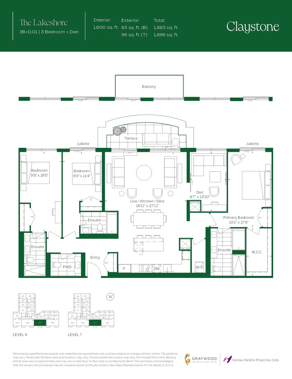 The Wave floor plan