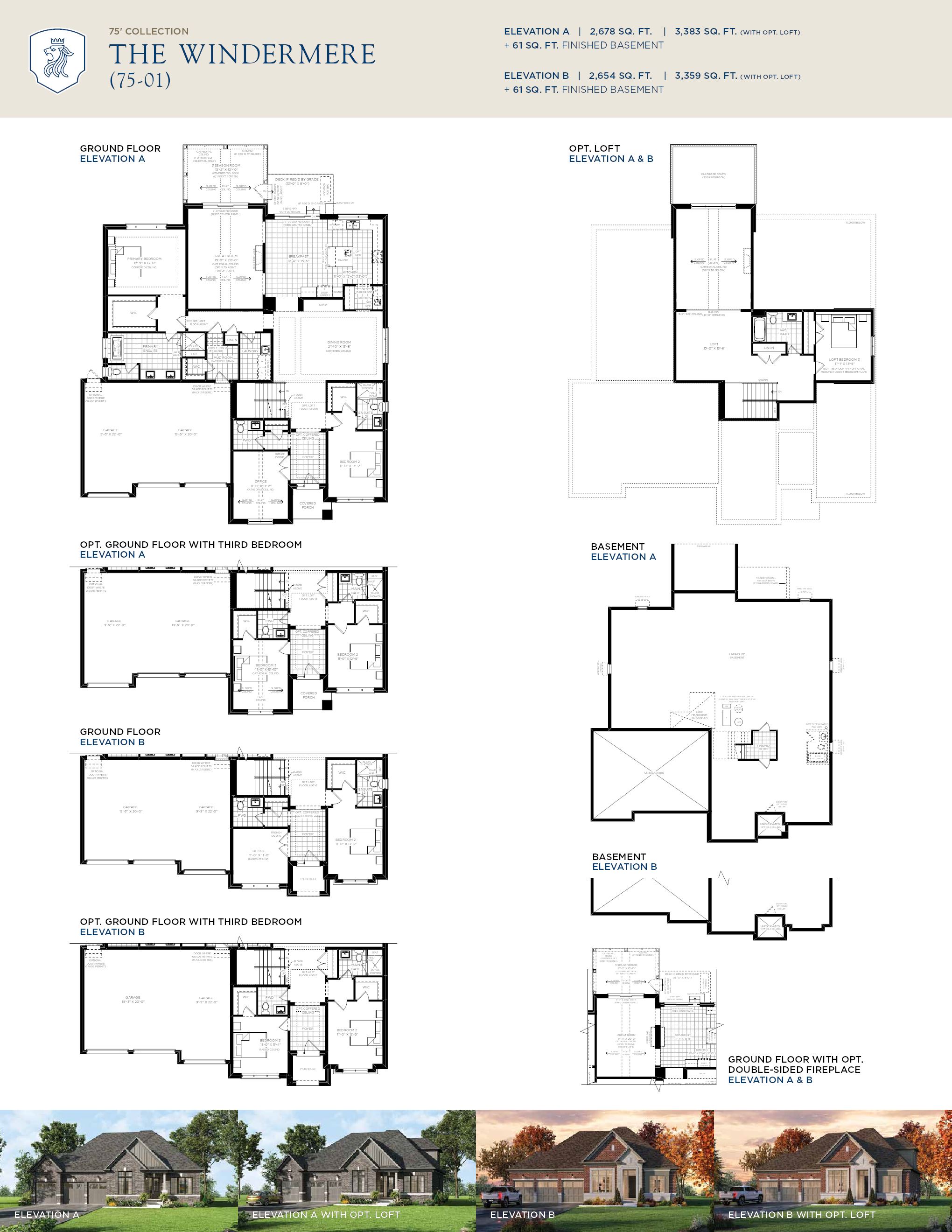 The Bayside - 65' Lots floor plan