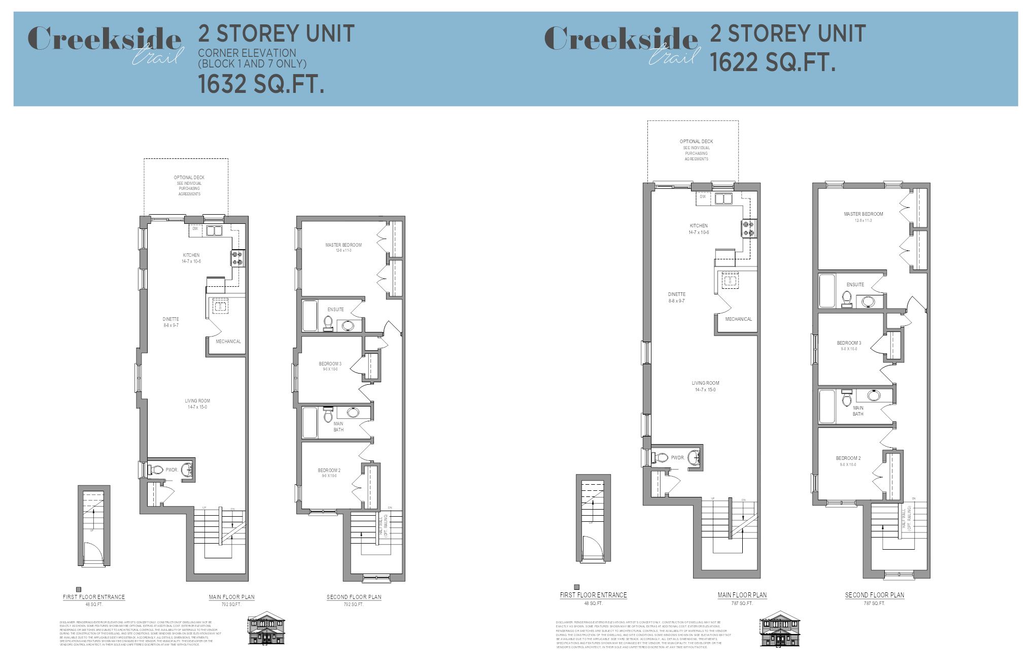 1 Storey Unit floor plan