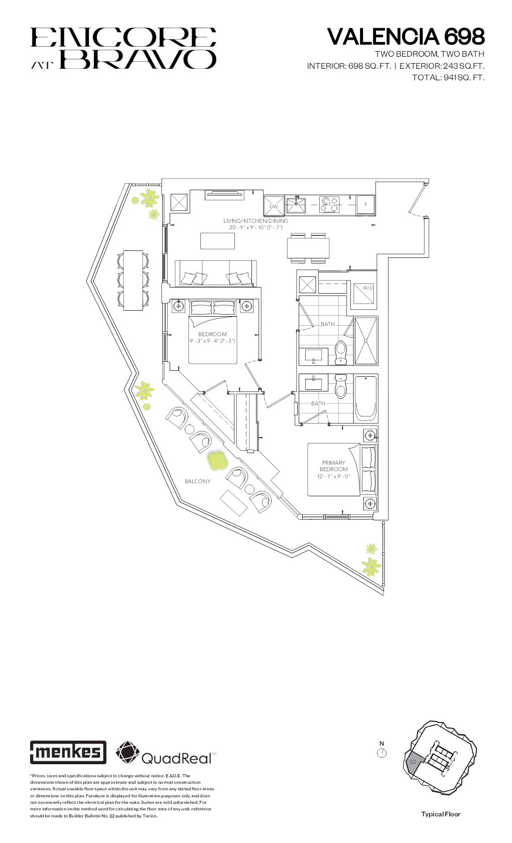 Rio 430 - Lower Tower floor plan