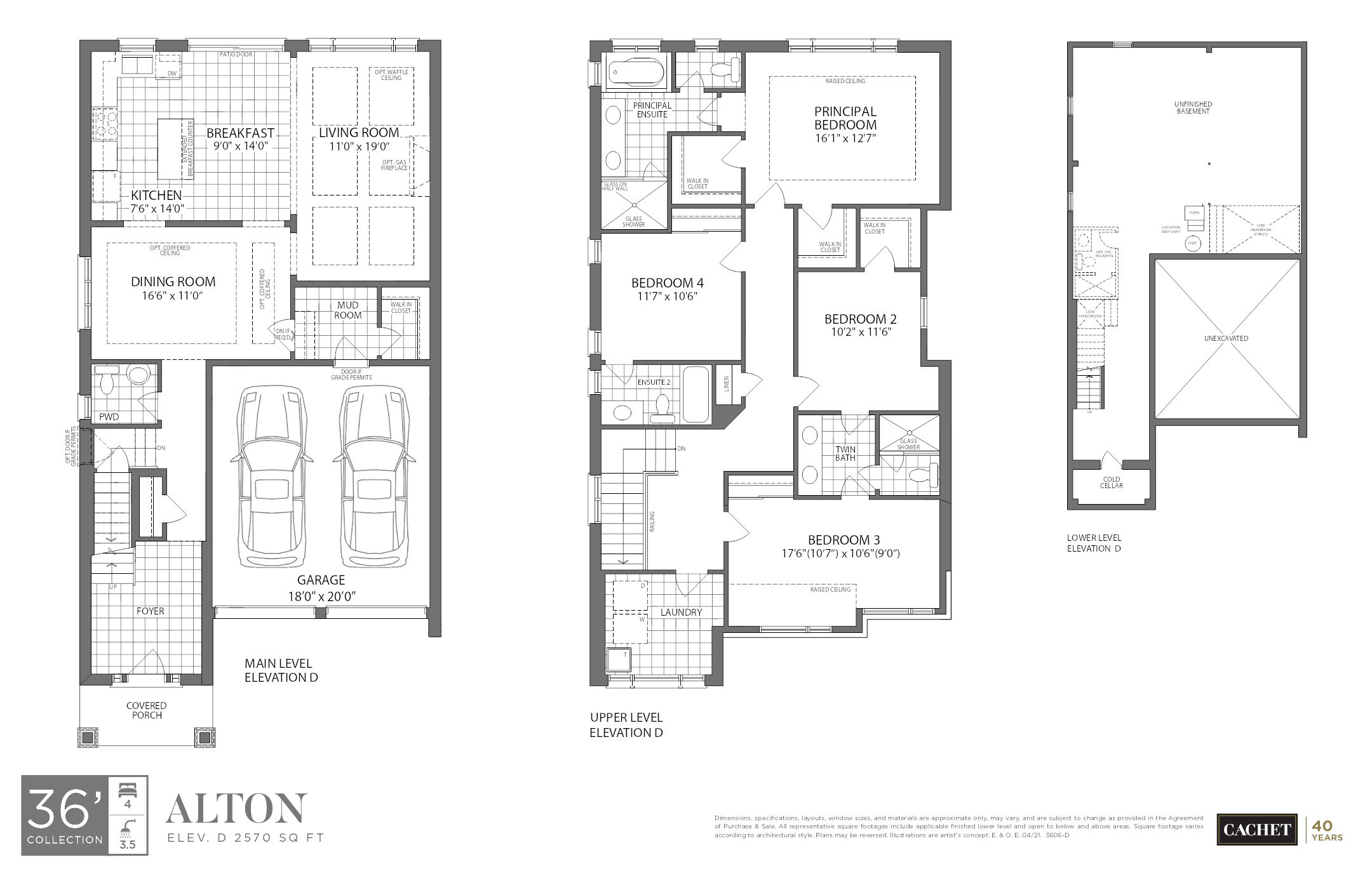 Bruce - 36' Collection floor plan