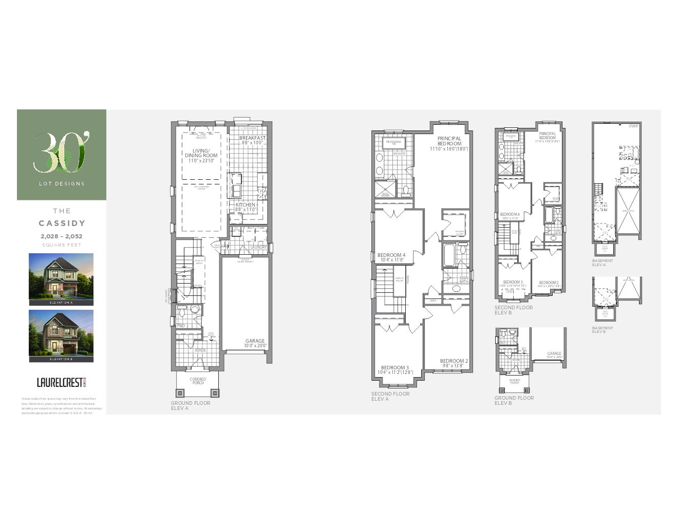The Burnett - 30' Detached floor plan