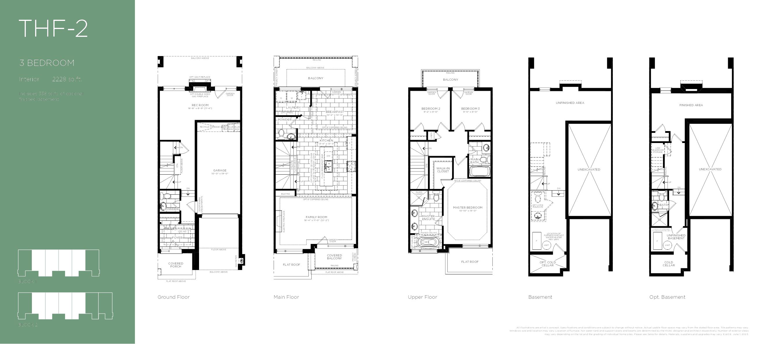 THR - 3 End floor plan