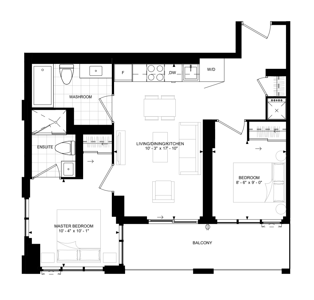 B-V (BF) floor plan