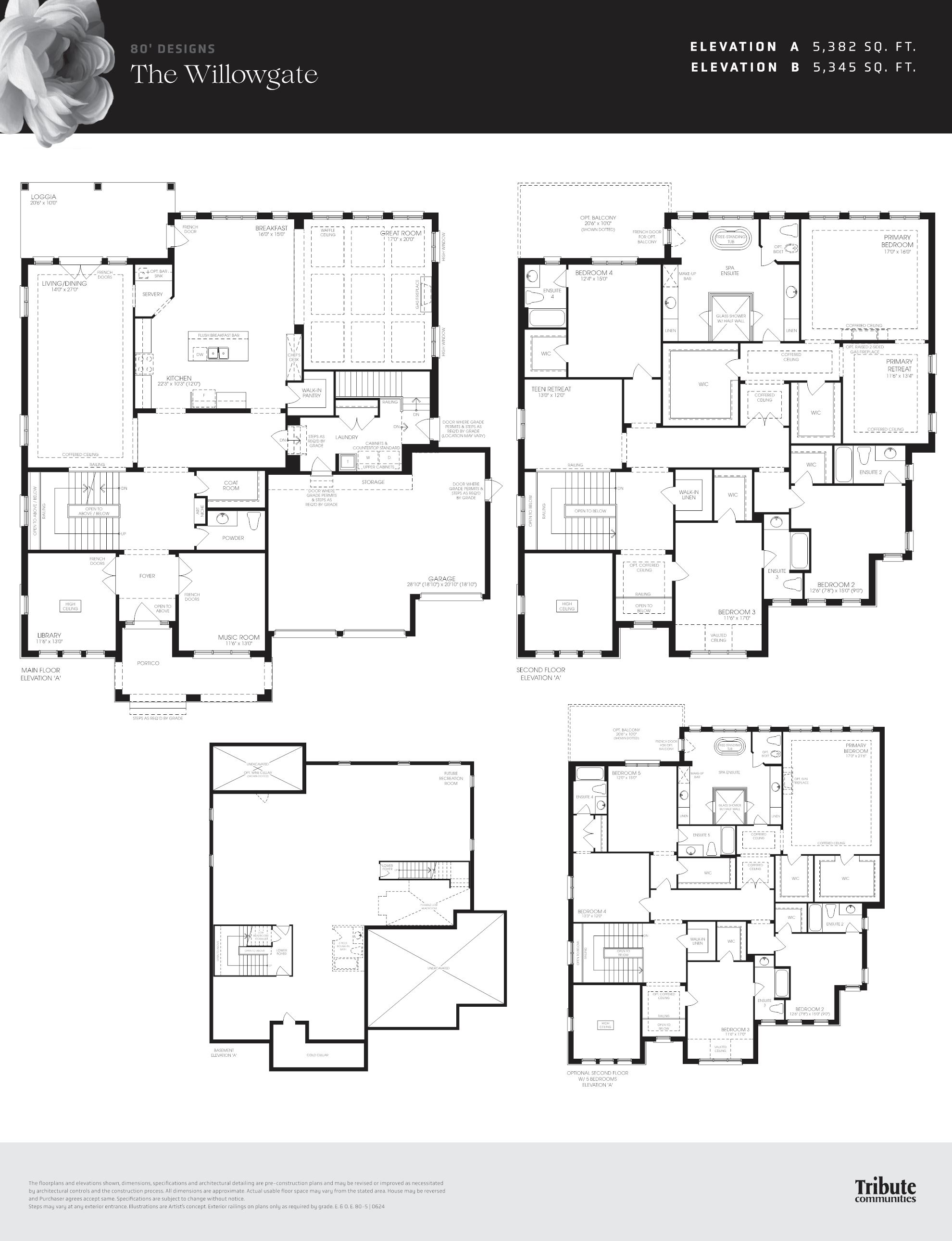 The Edengate - 70' floor plan