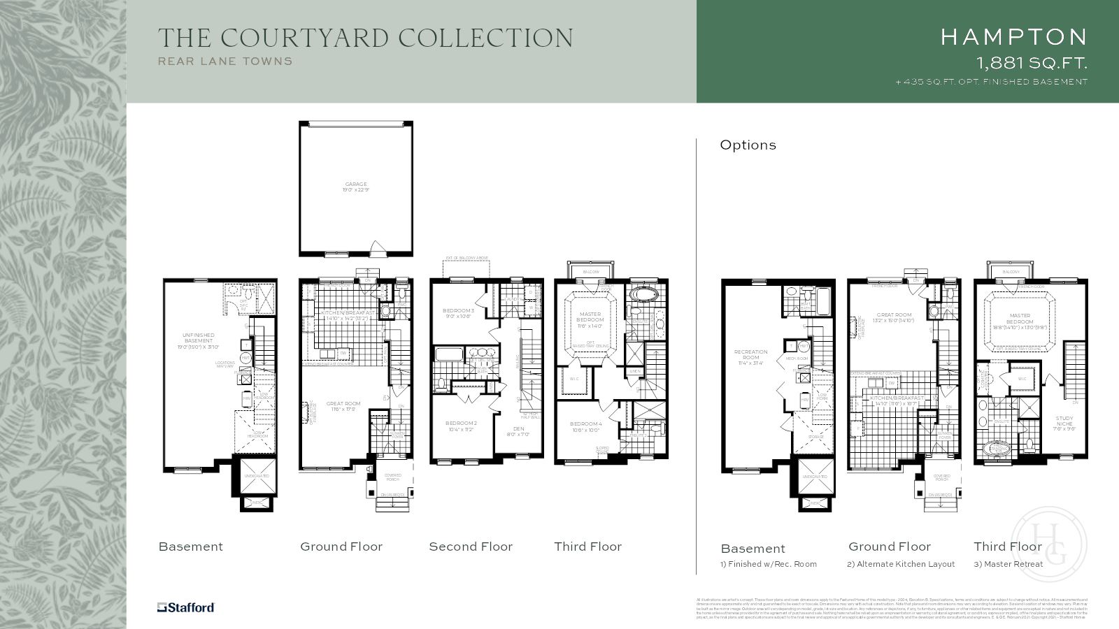 Kensington floor plan
