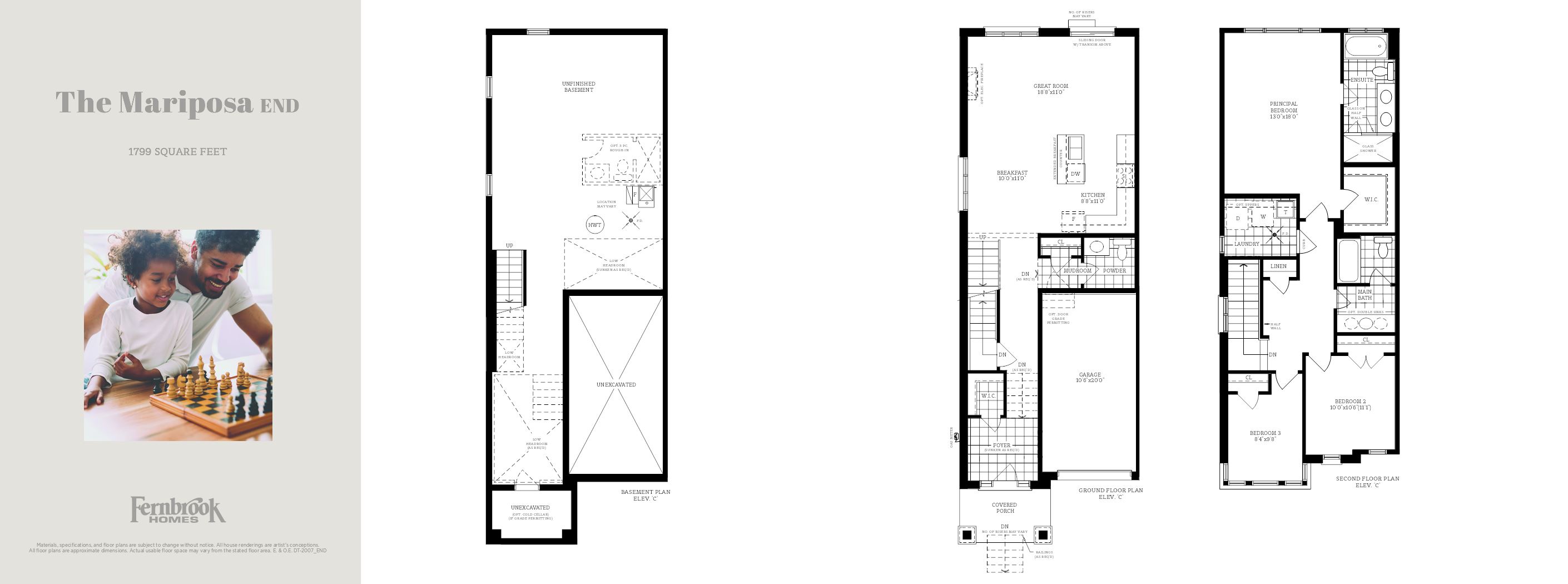 The Colborne - 2-Storey Towns floor plan