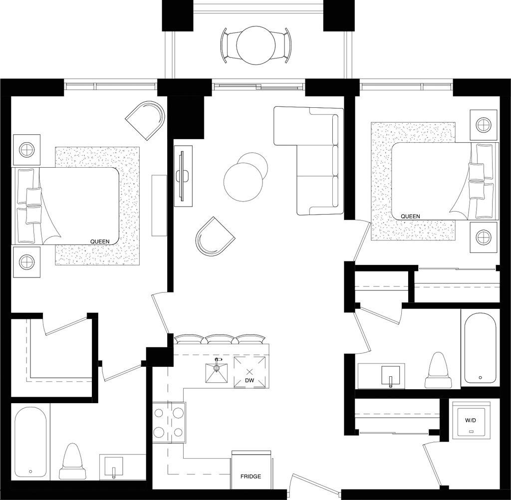 Type C floor plan