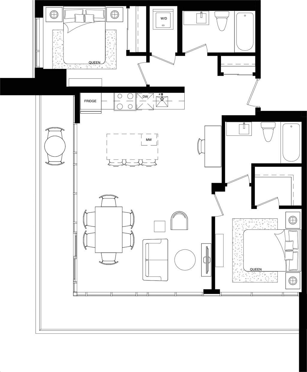 Type E floor plan