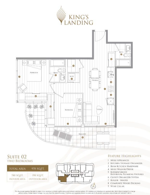 King's Landing- Suite 02 floor plan
