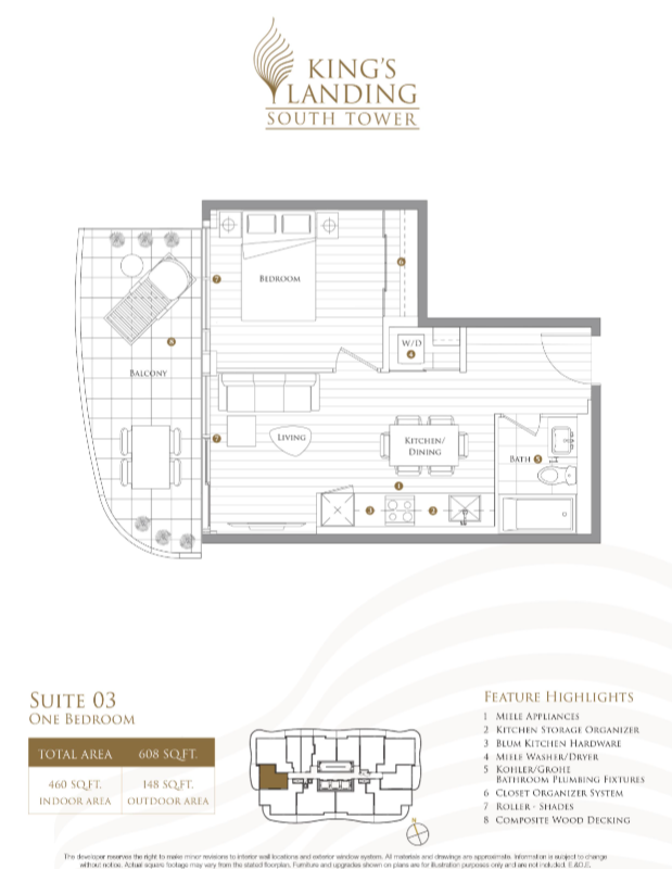 South Tower - Suite 03 floor plan