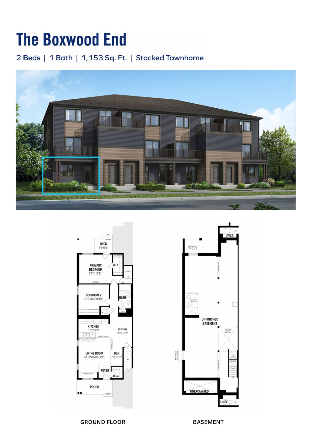 The Indigo floor plan