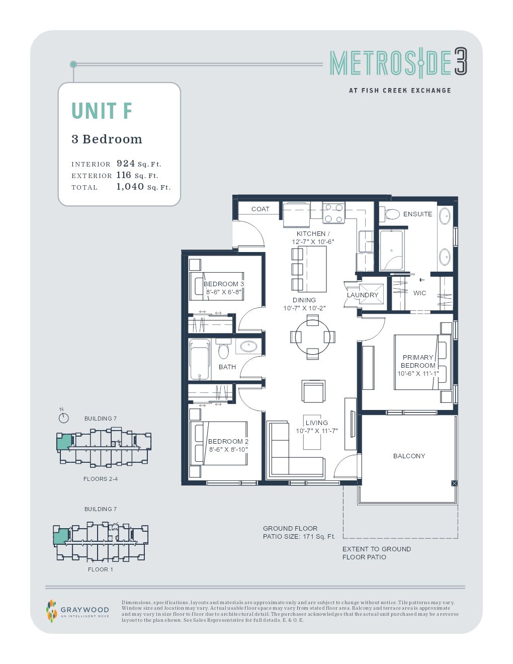 Unit D floor plan