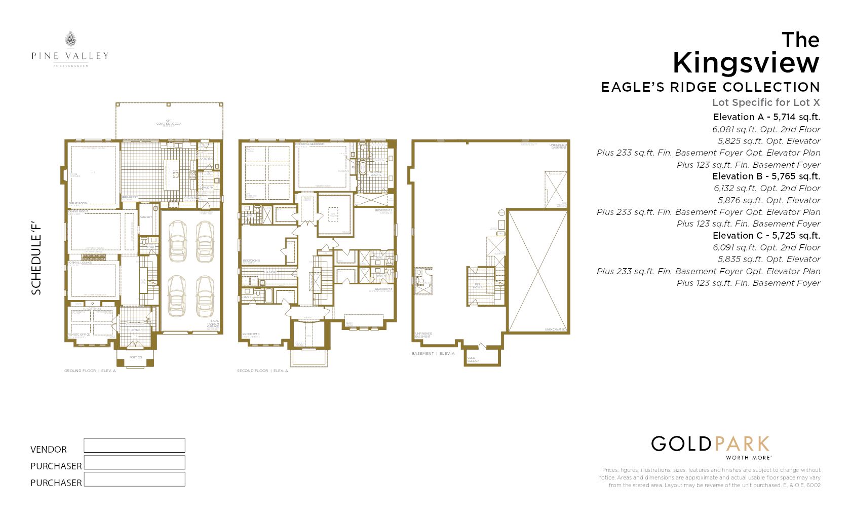 The Forestview - 40 & 42' Lots floor plan