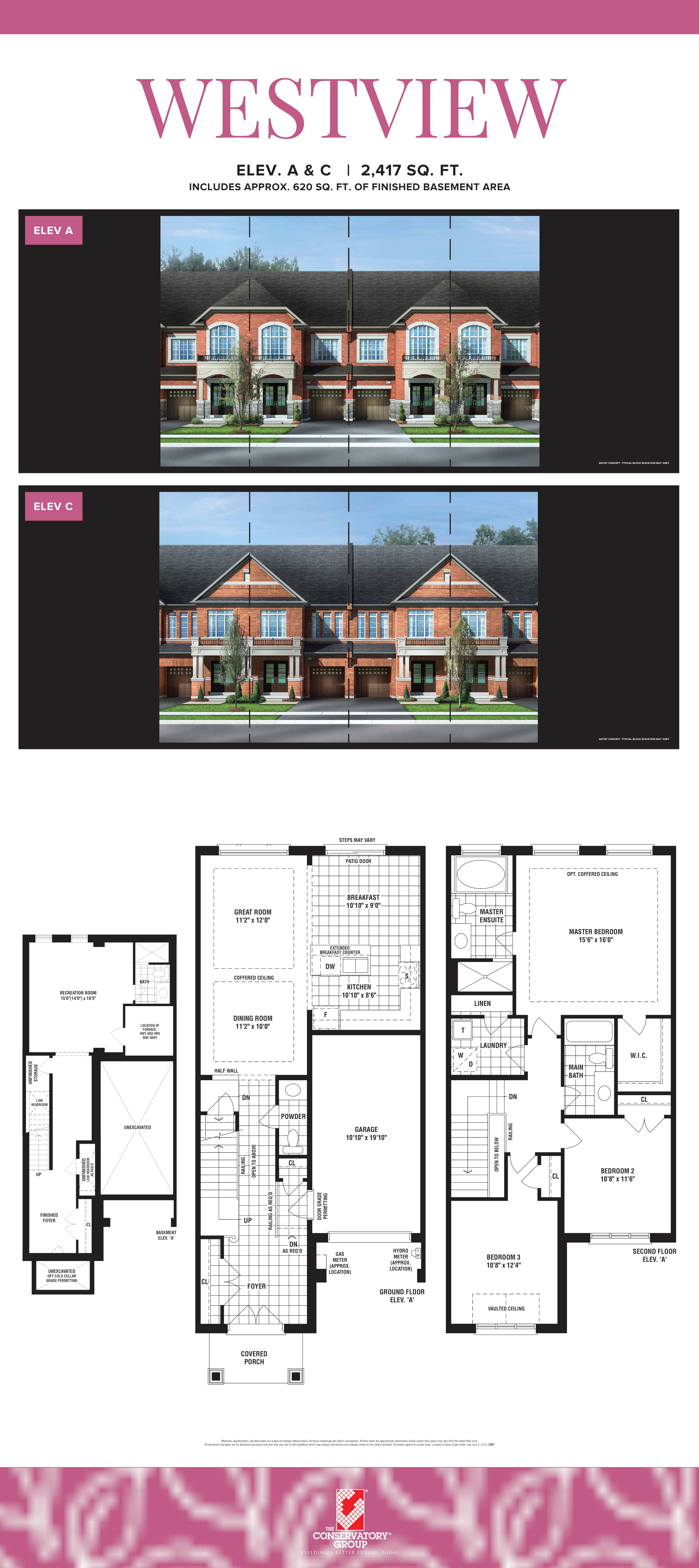 Palmer - Townhomes floor plan