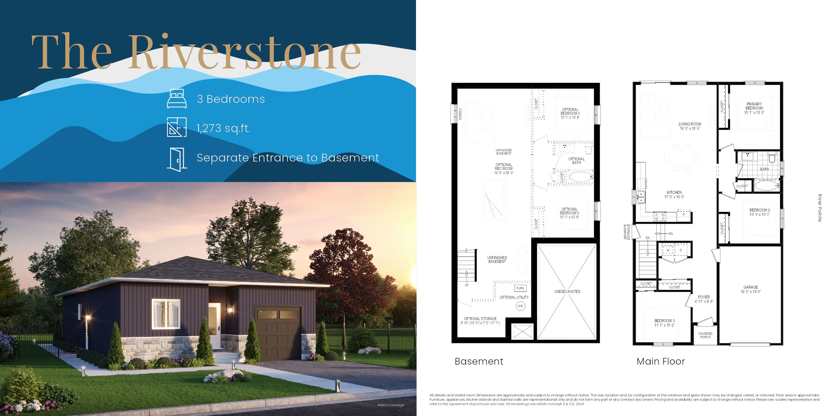 The Cedarview floor plan