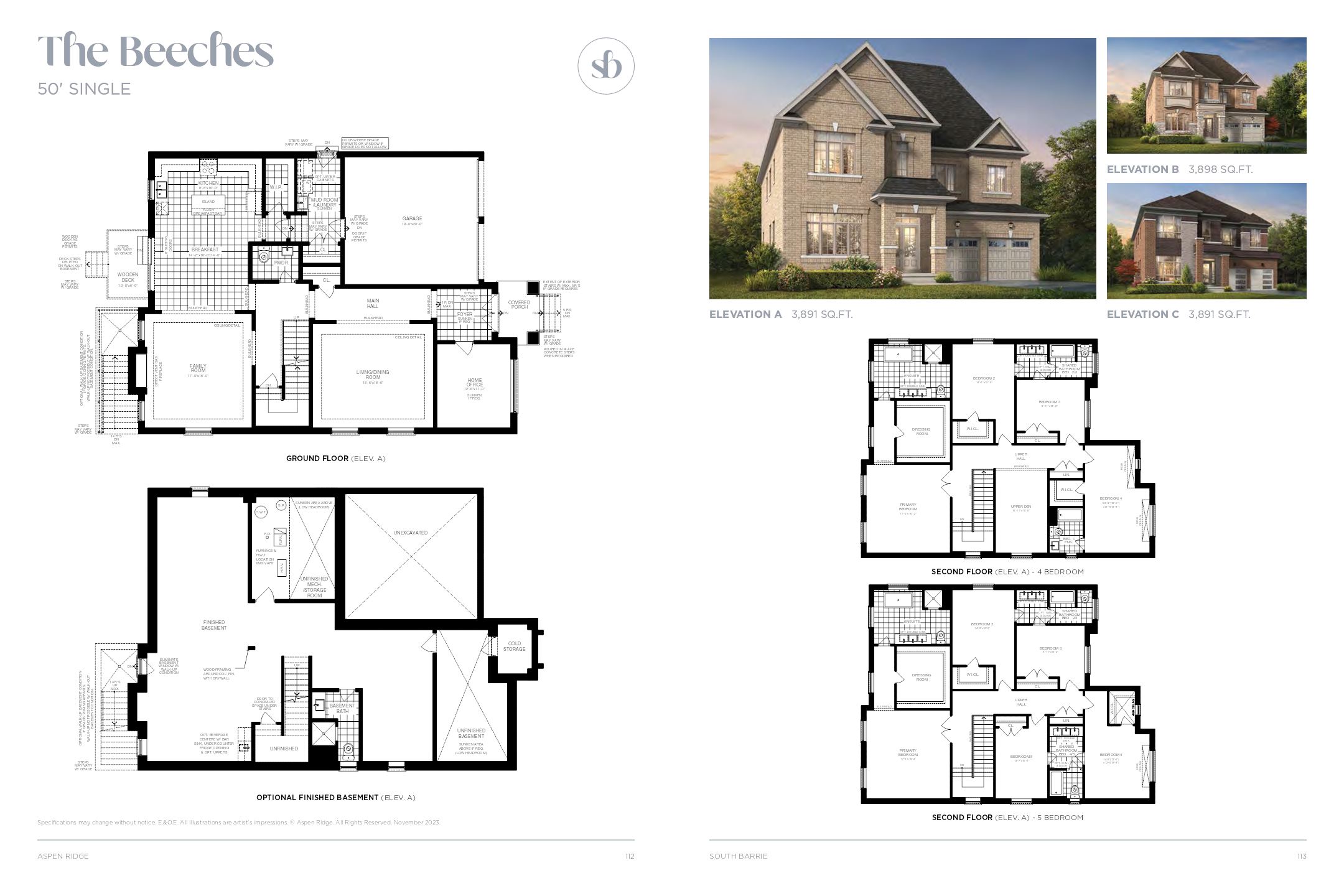 The Rosewood - 21' Towns floor plan