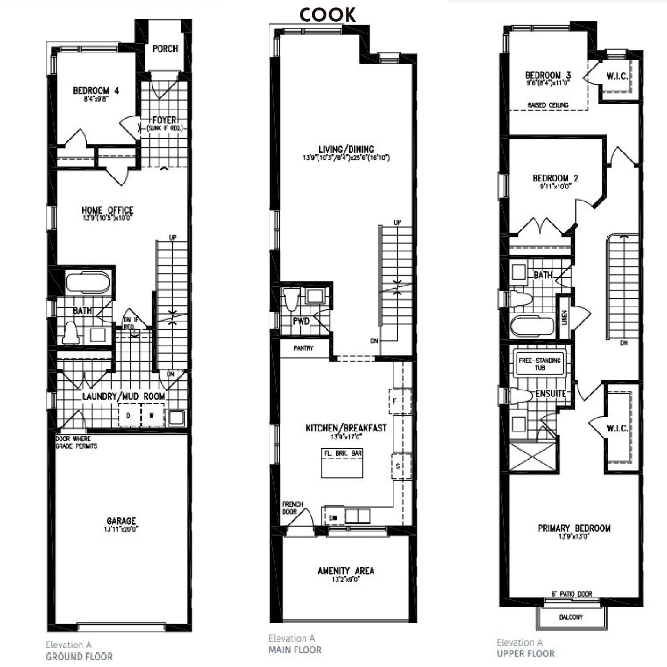 Simcoe - Towns floor plan