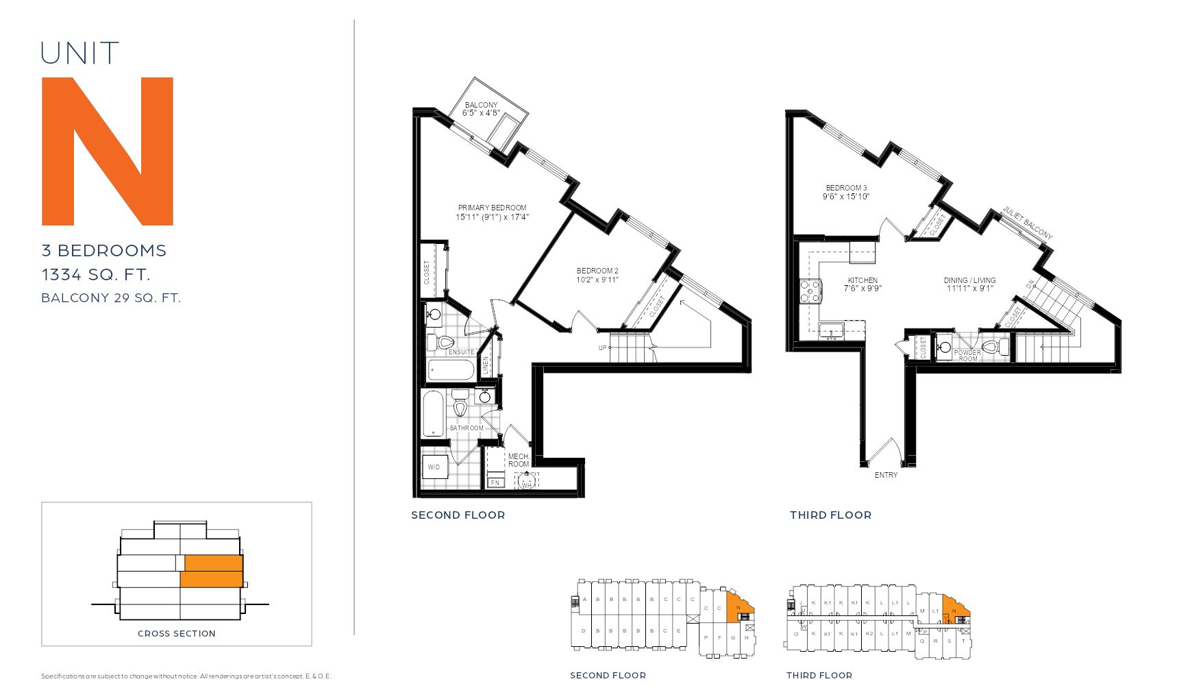 Unit V floor plan