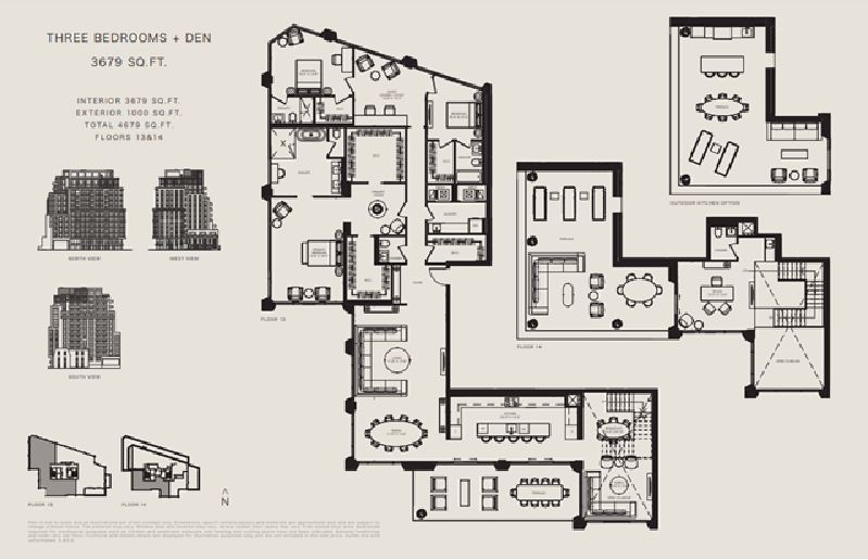 Third Level - 1168 floor plan