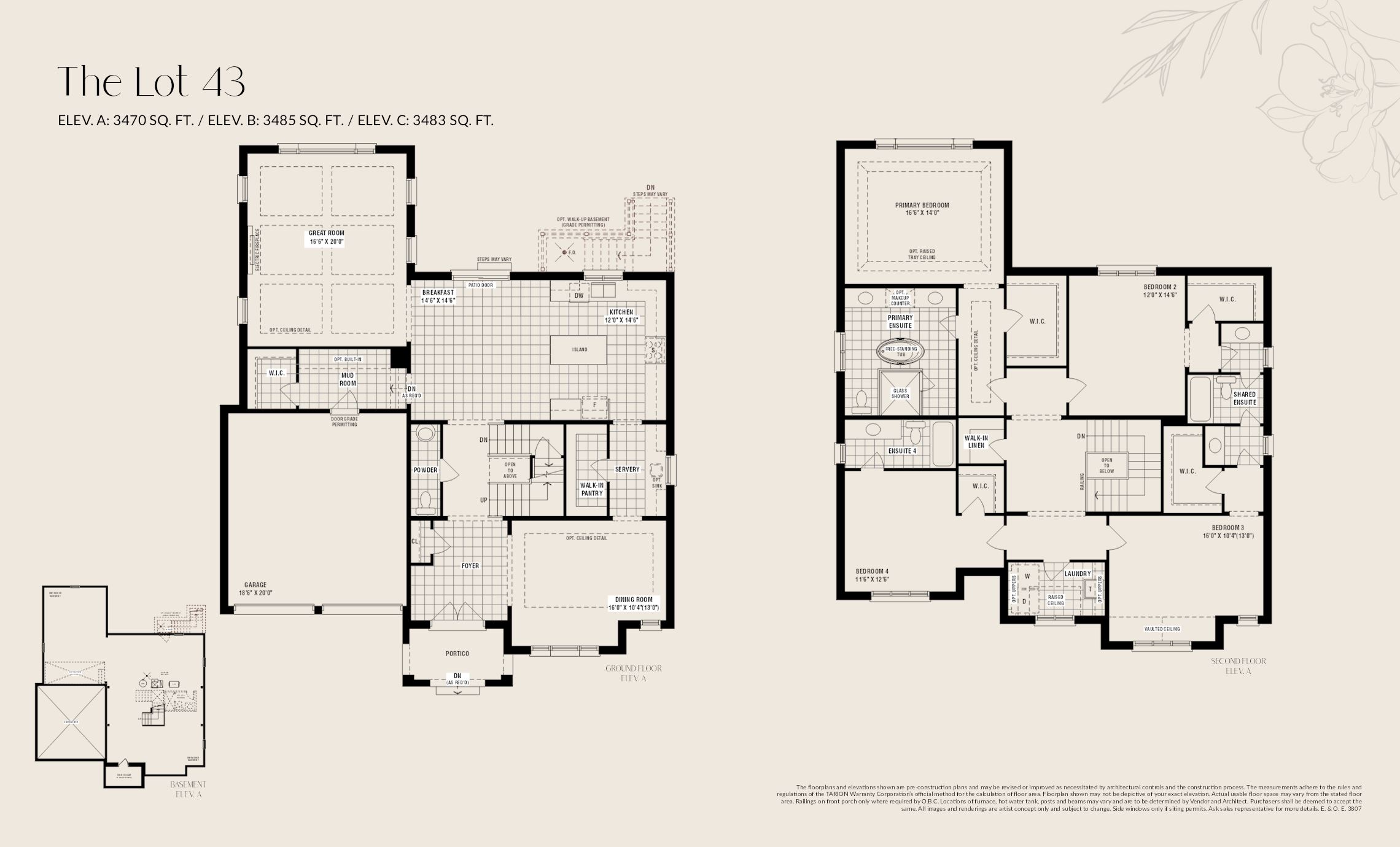 The Cobblehill floor plan