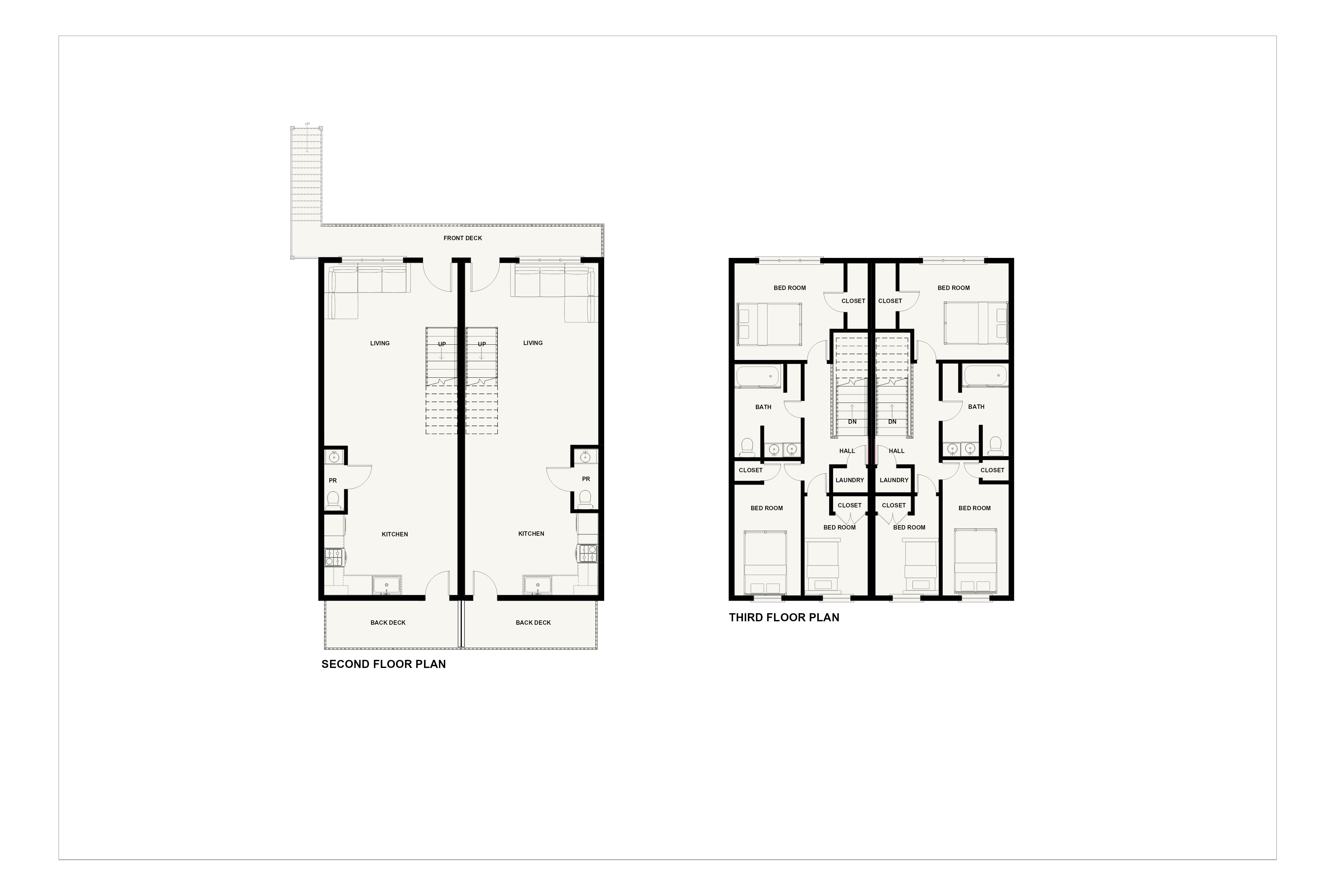 Unit A floor plan