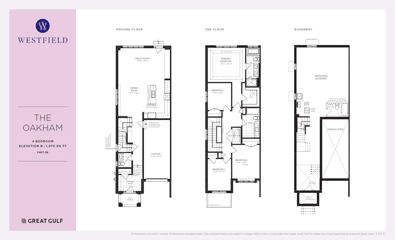 The Bedford - Elev. J floor plan