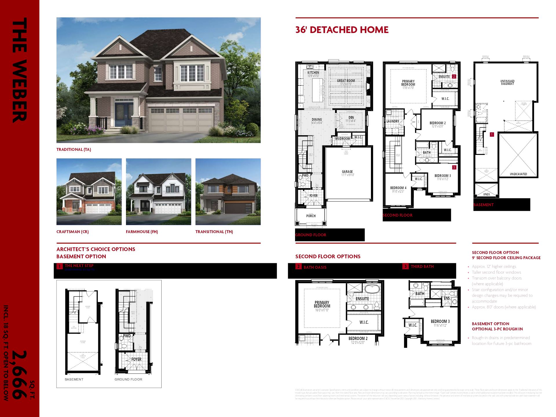 The Hawkesville - 36' Detached Home floor plan