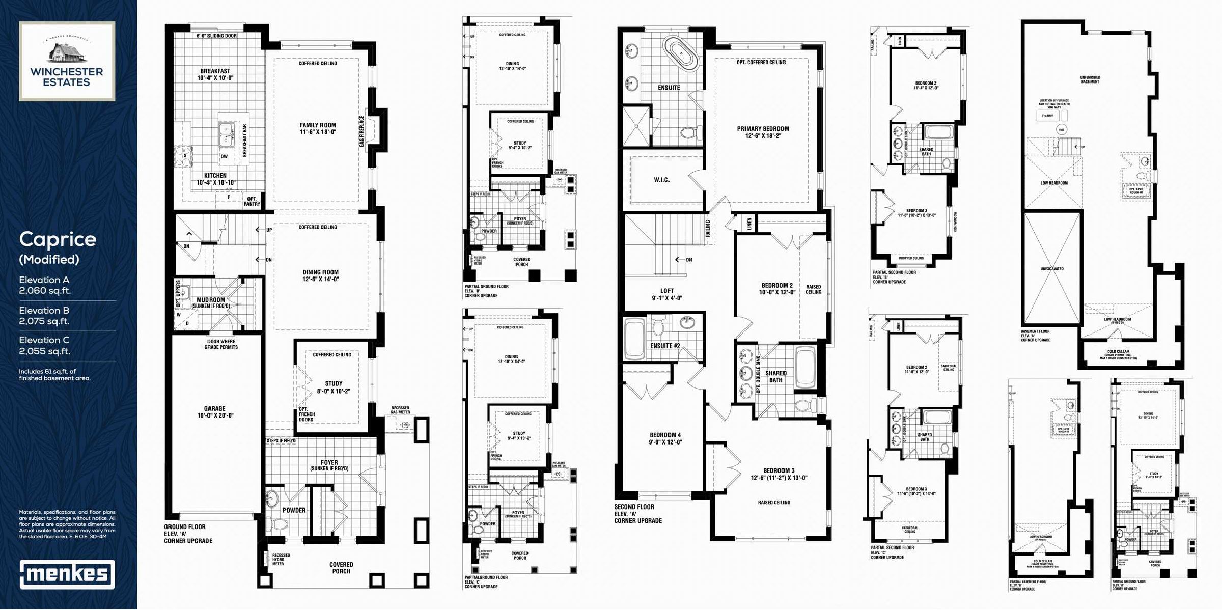 Wellington End - The Fairway Collection Towns floor plan
